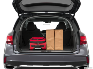 2017 acura mdx cargo area with stuff