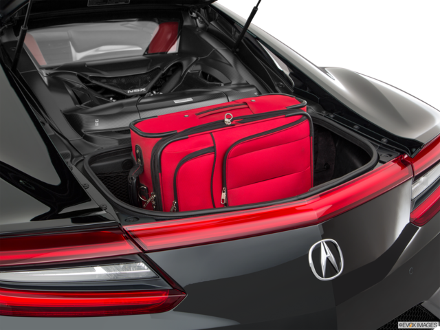 2017 acura nsx cargo area with stuff