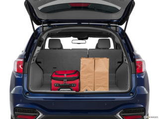 2017 acura rdx cargo area with stuff