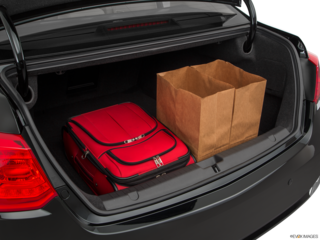 2017 acura rlx cargo area with stuff