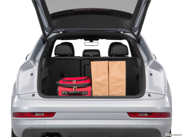 2017 audi q3 cargo area with stuff