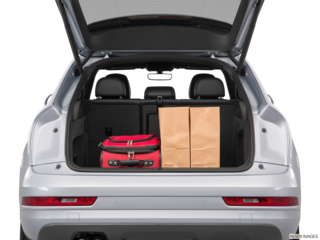 2017 audi q3 cargo area with stuff