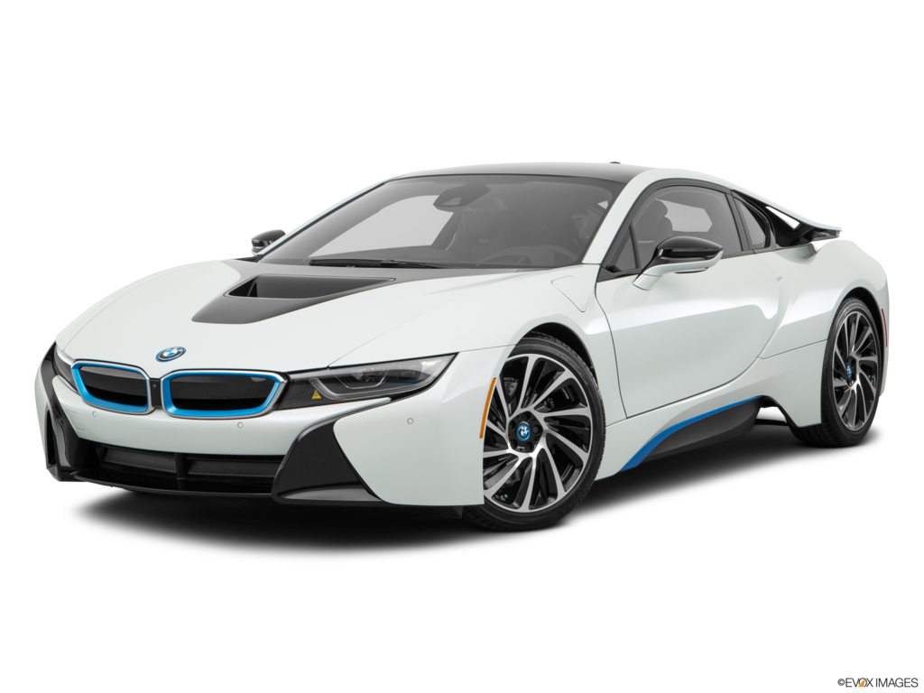 2017 bmw i8 angled front
