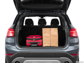 2017 bmw x1 cargo area with stuff