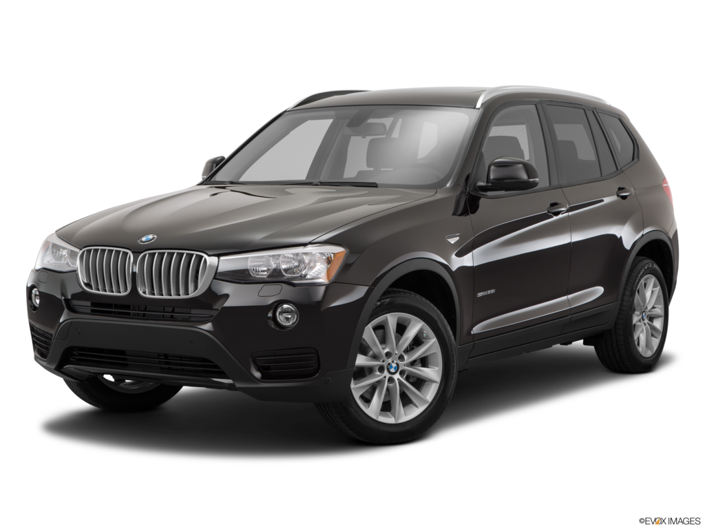 2017 bmw x3 angled front