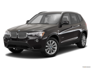 2017 bmw x3 angled front