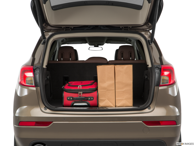 2017 buick envision cargo area with stuff