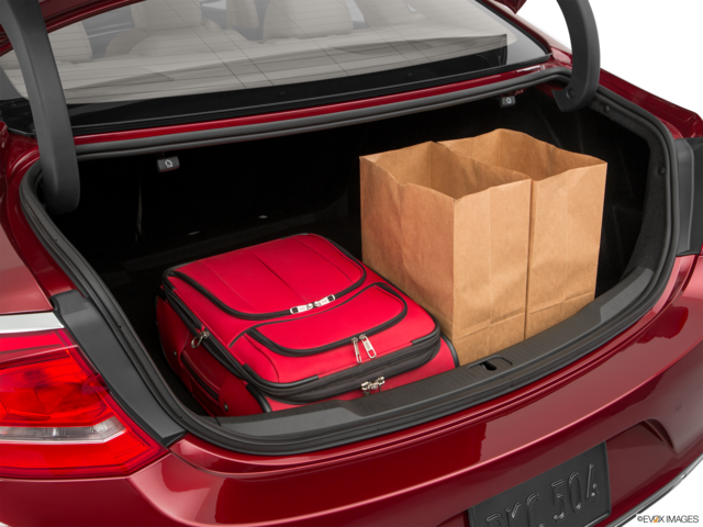 2017 buick lacrosse cargo area with stuff