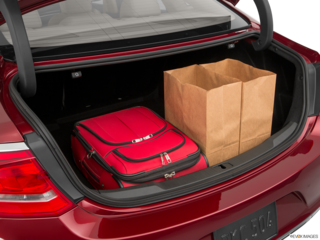 2017 buick lacrosse cargo area with stuff