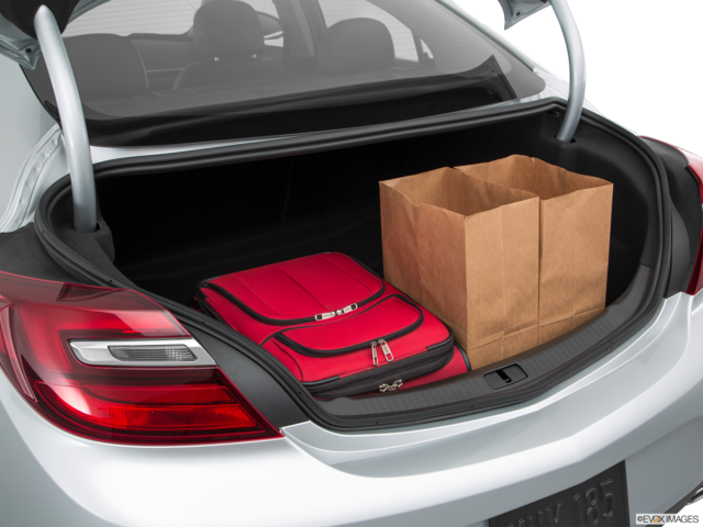 2017 buick regal cargo area with stuff