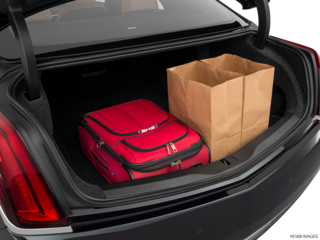 2017 cadillac ct6 cargo area with stuff