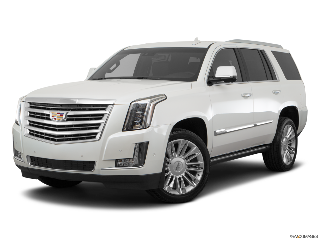 2017 cadillac escalade angled front