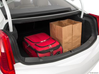 2017 cadillac xts cargo area with stuff