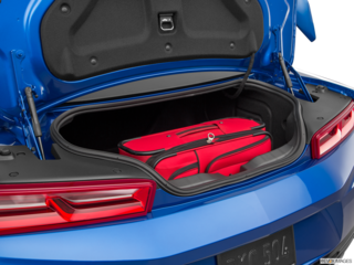 2017 chevrolet camaro cargo area with stuff