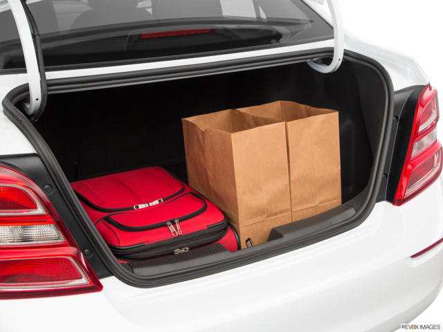 2017 chevrolet sonic cargo area with stuff