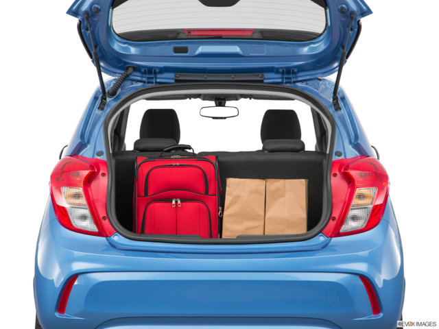 2017 chevrolet spark cargo area with stuff