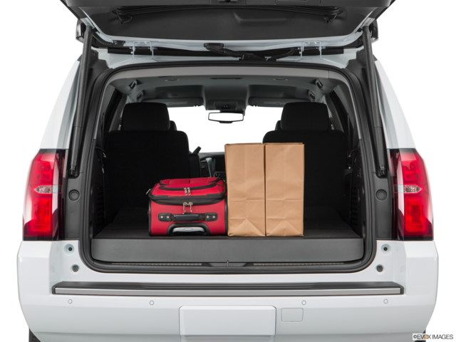 2017 chevrolet tahoe cargo area with stuff