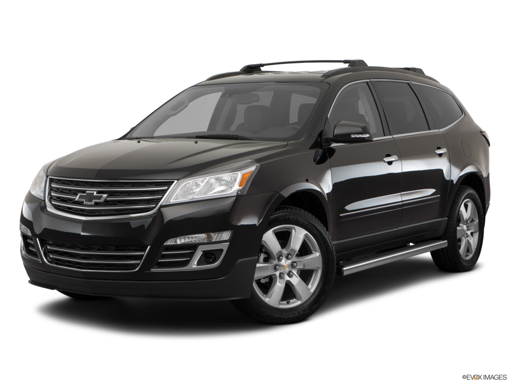 2017 chevrolet traverse angled front
