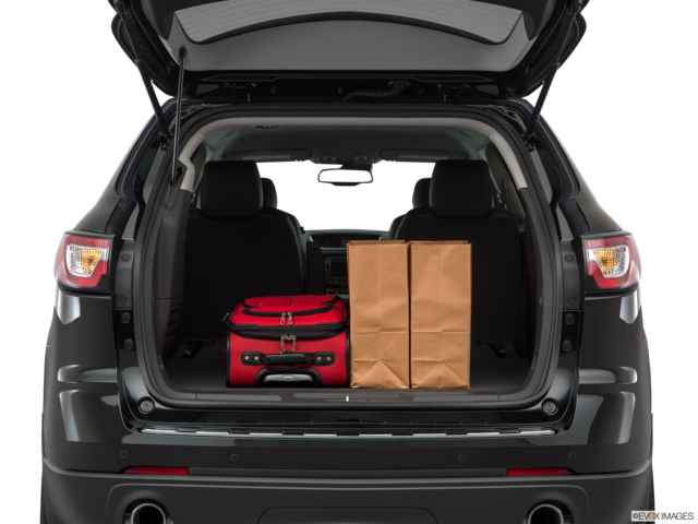 2017 chevrolet traverse cargo area with stuff