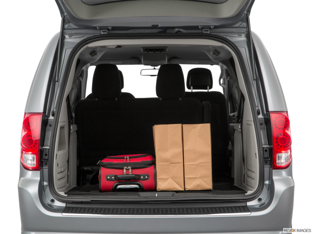 2017 dodge grand-caravan cargo area with stuff