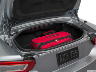 2017 fiat 124-spider cargo area with stuff