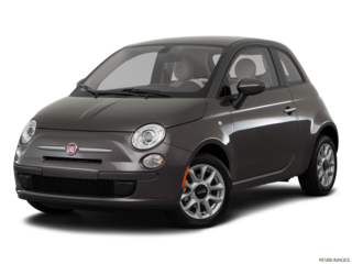 2017 fiat 500 angled front
