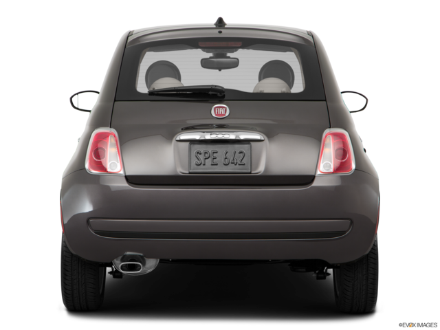 2017 fiat 500 back