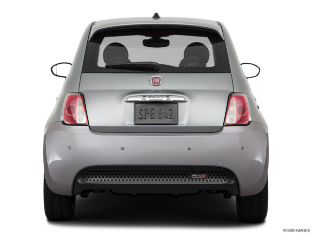 2017 fiat 500e back