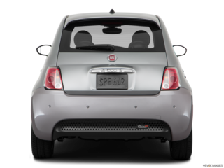 2017 fiat 500e back