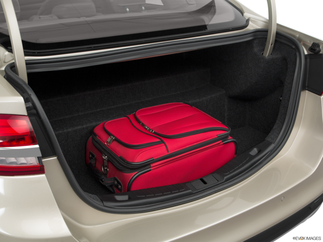 2017 ford fusion-energi cargo area with stuff