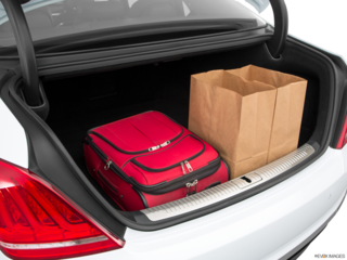 2017 genesis g90 cargo area with stuff