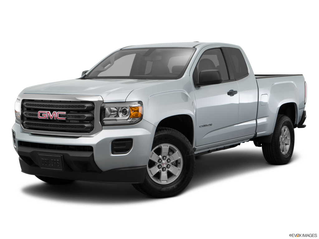 2017 gmc canyon angled front