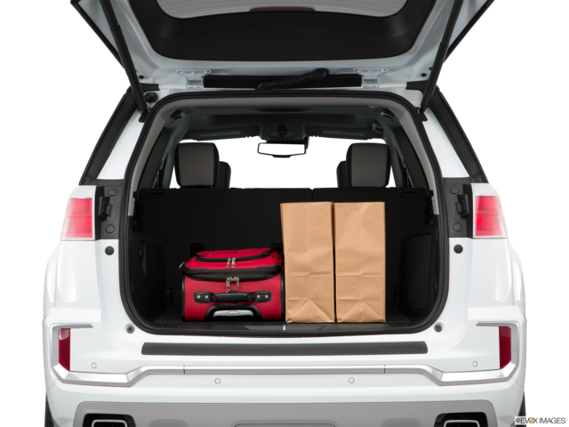 2017 gmc terrain cargo area with stuff