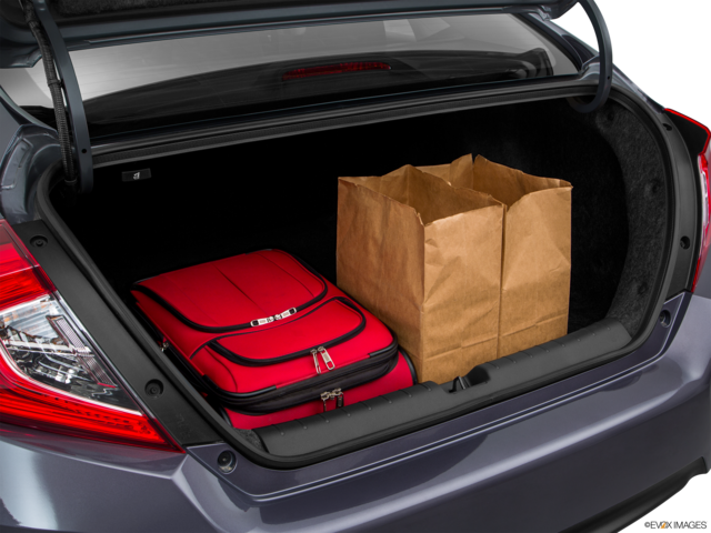 2017 honda civic cargo area with stuff