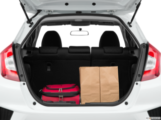 2017 honda fit cargo area with stuff