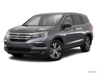 2017 honda pilot angled front