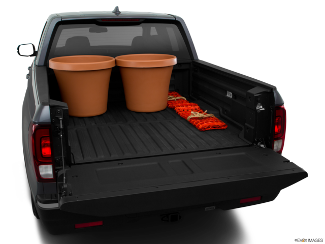 2017 honda ridgeline cargo area with stuff