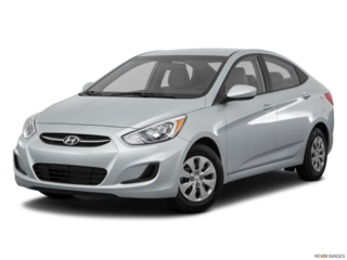 2017 hyundai accent angled front