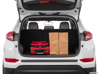 2017 hyundai tucson cargo area with stuff