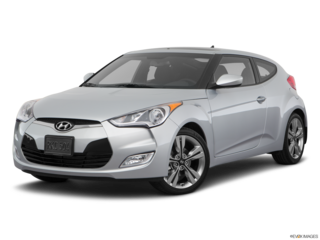 2017 hyundai veloster angled front