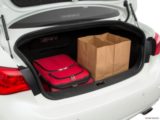 2017 infiniti q50-hybrid cargo area with stuff