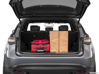 2017 infiniti qx70 cargo area with stuff