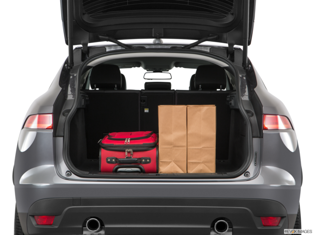 2017 jaguar f-pace cargo area with stuff