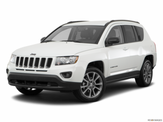 2017 jeep compass angled front