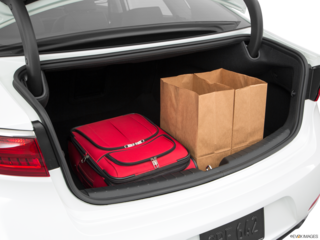 2017 kia cadenza cargo area with stuff