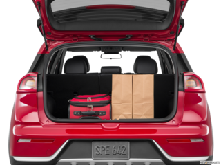 2017 kia niro cargo area with stuff