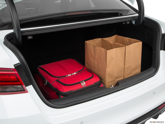 2017 kia optima cargo area with stuff