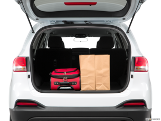 2017 kia sorento cargo area with stuff