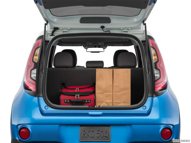 2017 kia soul-ev cargo area with stuff