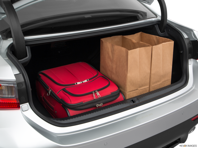 2017 lexus rc-f cargo area with stuff